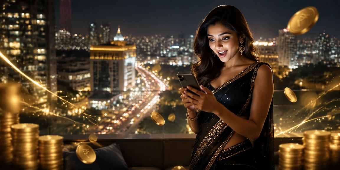 Mobile slots gaming in Bangalore MG Road area with rupee note